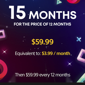 Playstation Plus Membership 15 Monate